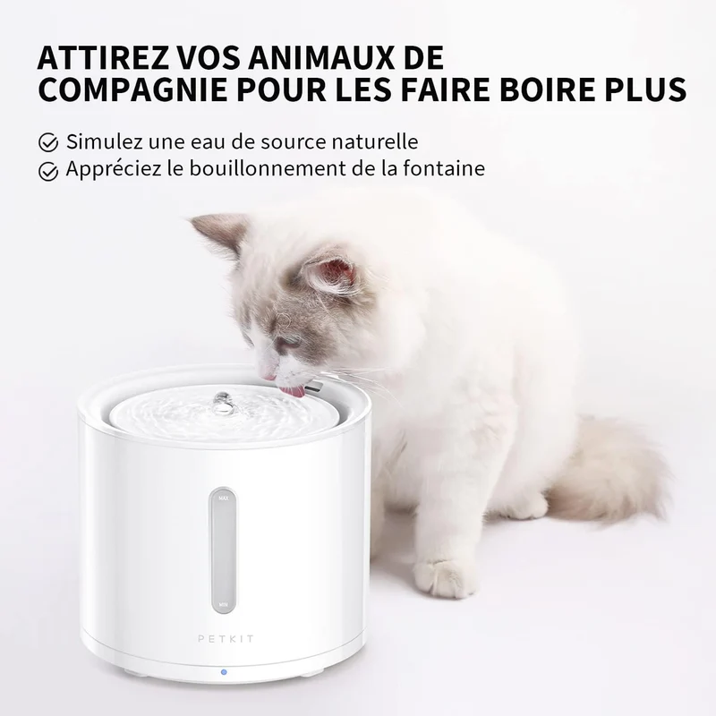 EVERSWEET Solo 2.0 fontaine a eau connectée pour animaux 2L