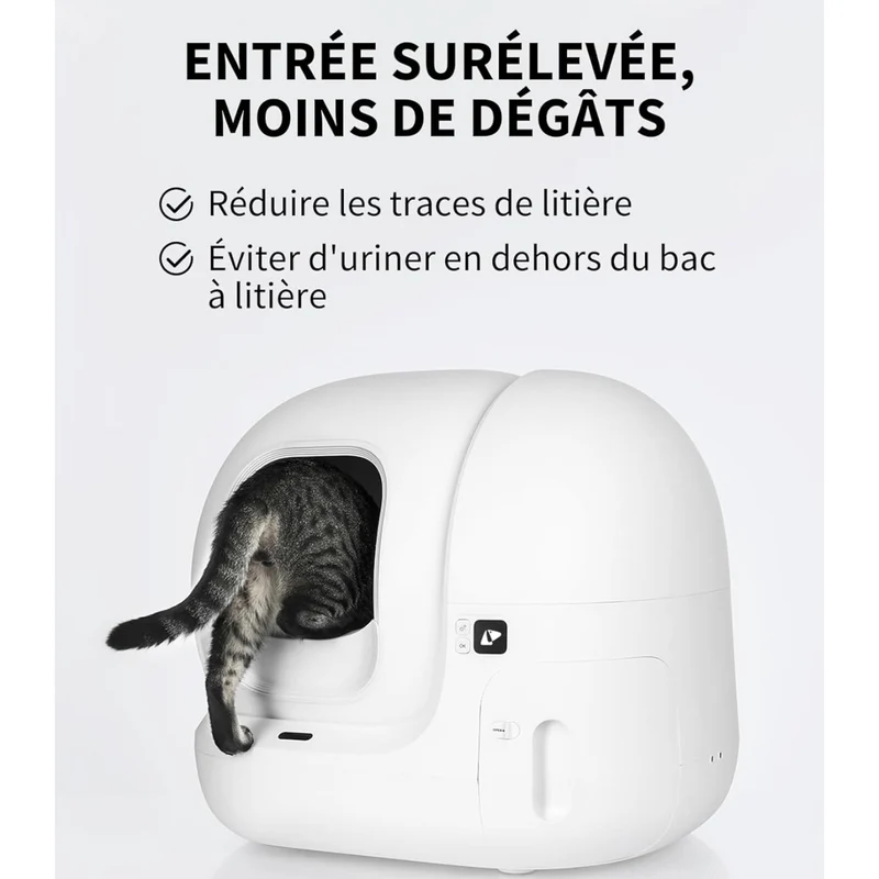 Entrée Surélevée pour Litière PuraMax et Purobot Max Pro