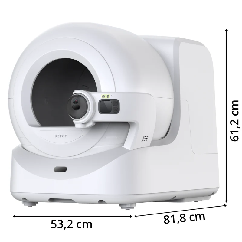 PETKIT Purobot Ultra - Litière automatique avec caméra rotative IA et emballage automatique des déchets
