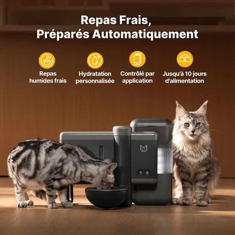 Neakasa Riko - Distributeur automatique de nourriture humide pour animaux