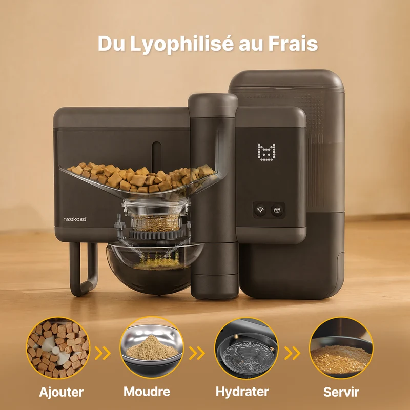Neakasa Riko - Distributeur automatique de nourriture humide pour animaux