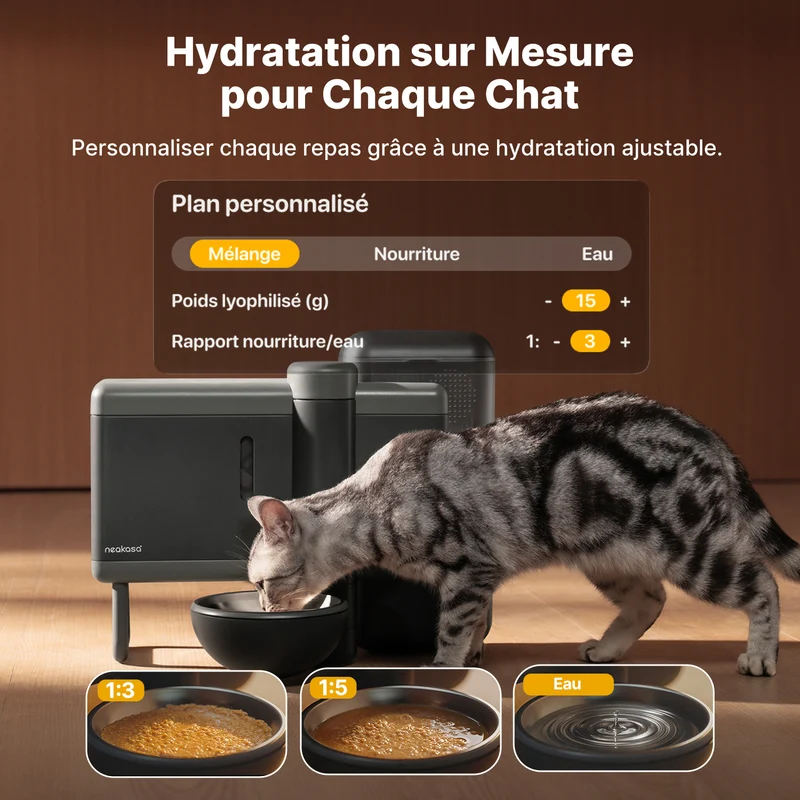 Neakasa Riko - Distributeur automatique de nourriture humide pour animaux