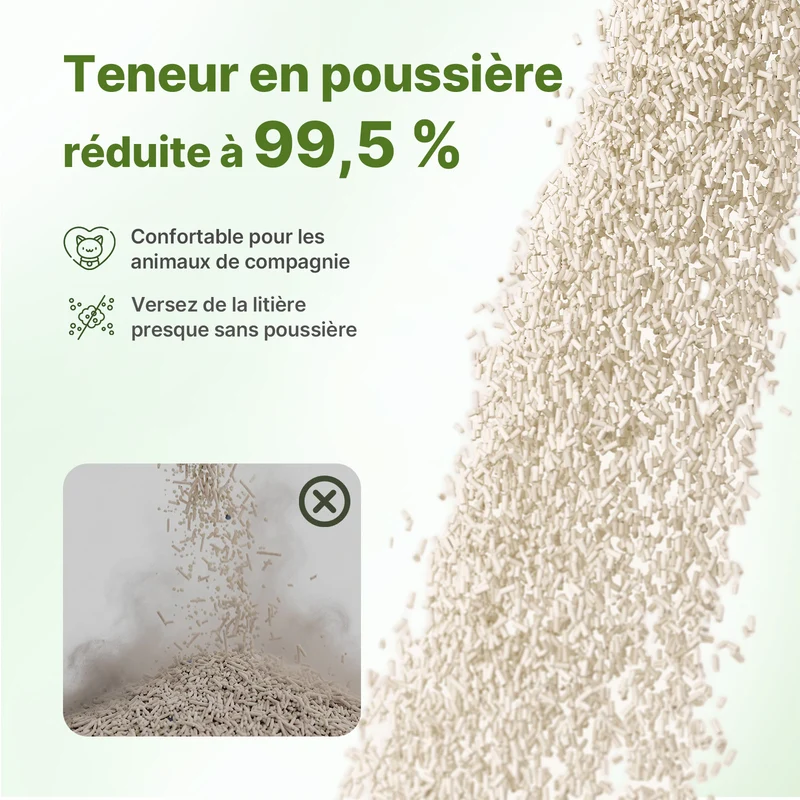 Neakasa Litière pour chats en manioc et tofu