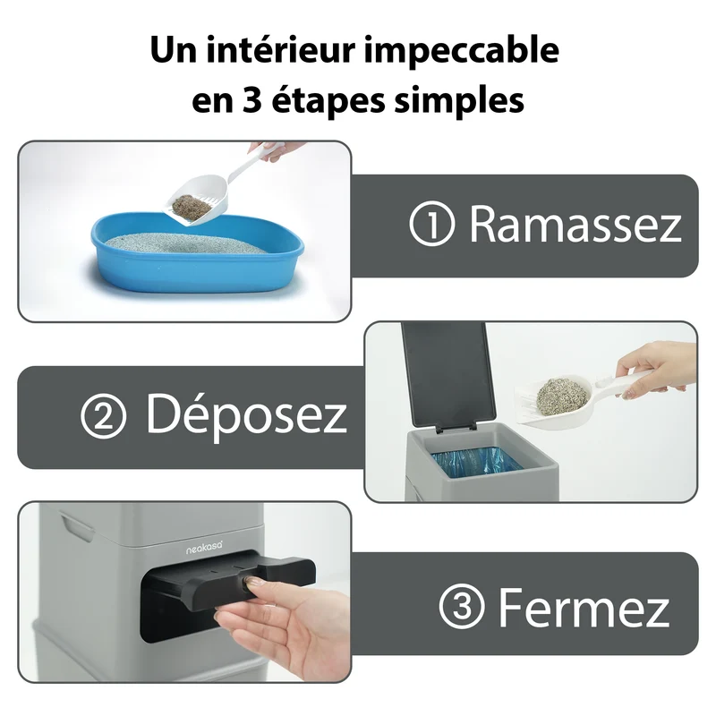 Neakasa PooGuard - Poubelle pour déchets d'animaux