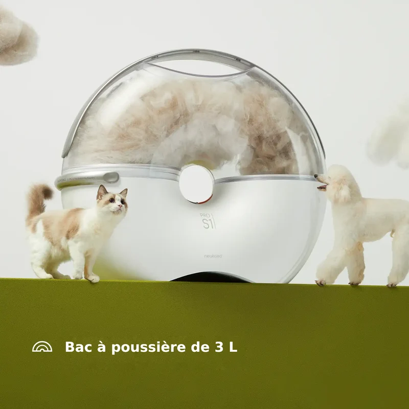 Neakasa S1 Pro - Aspirateur de toilettage 7 en 1 pour chiens et chats