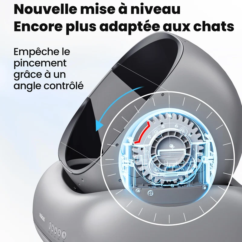 Neakasa M1 Plus - Bac à litière autonettoyant à ouverture supérieure