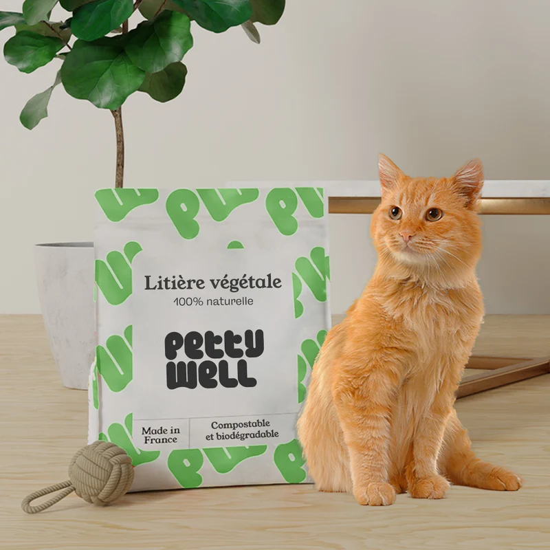 Litière végétale pour chat 4L