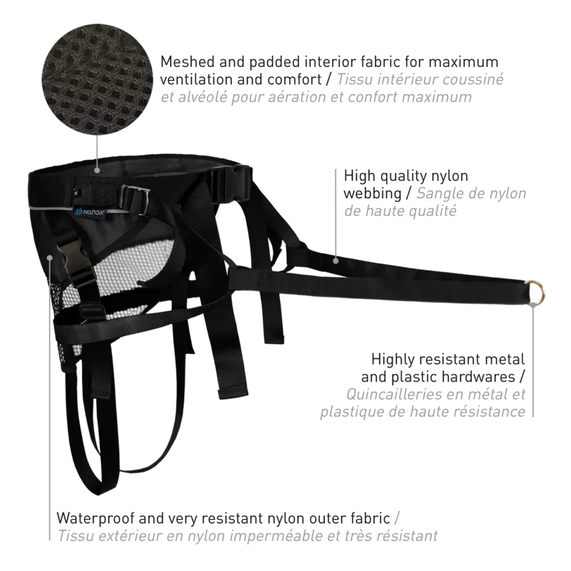 Ceinture de Canicross à Double Traction Nahak