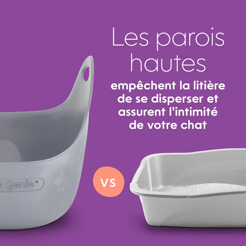 Litter Box - Bac à Litière avec Poignées