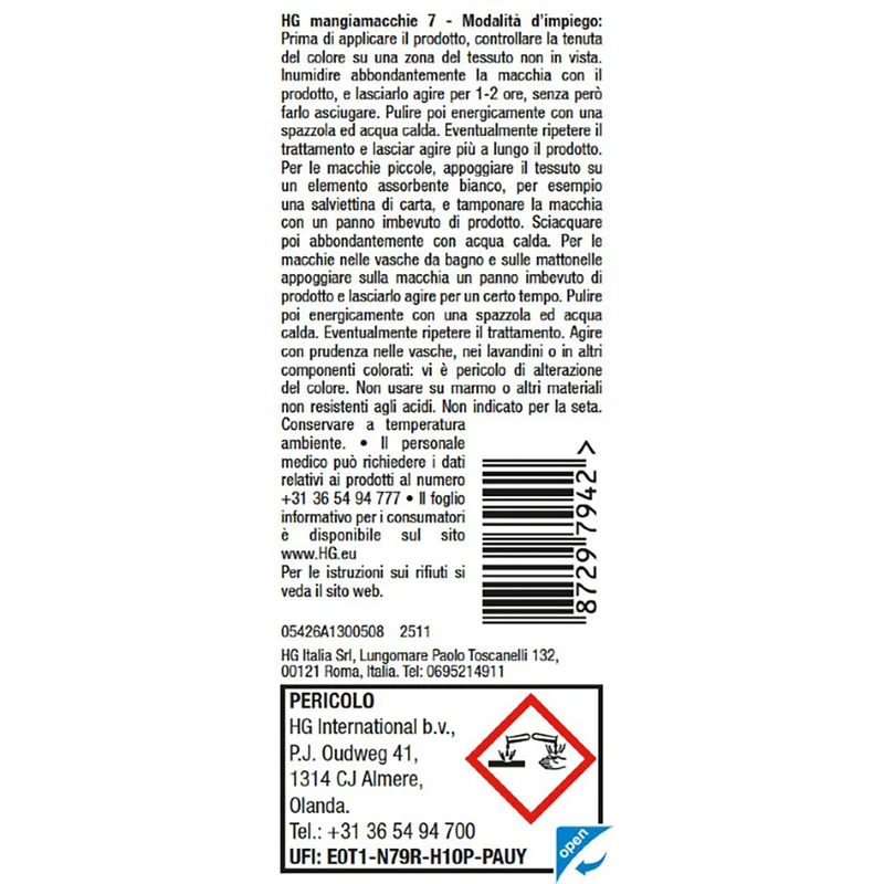 HG Mangiamacchie n. 7 Ruggine 50 ml
