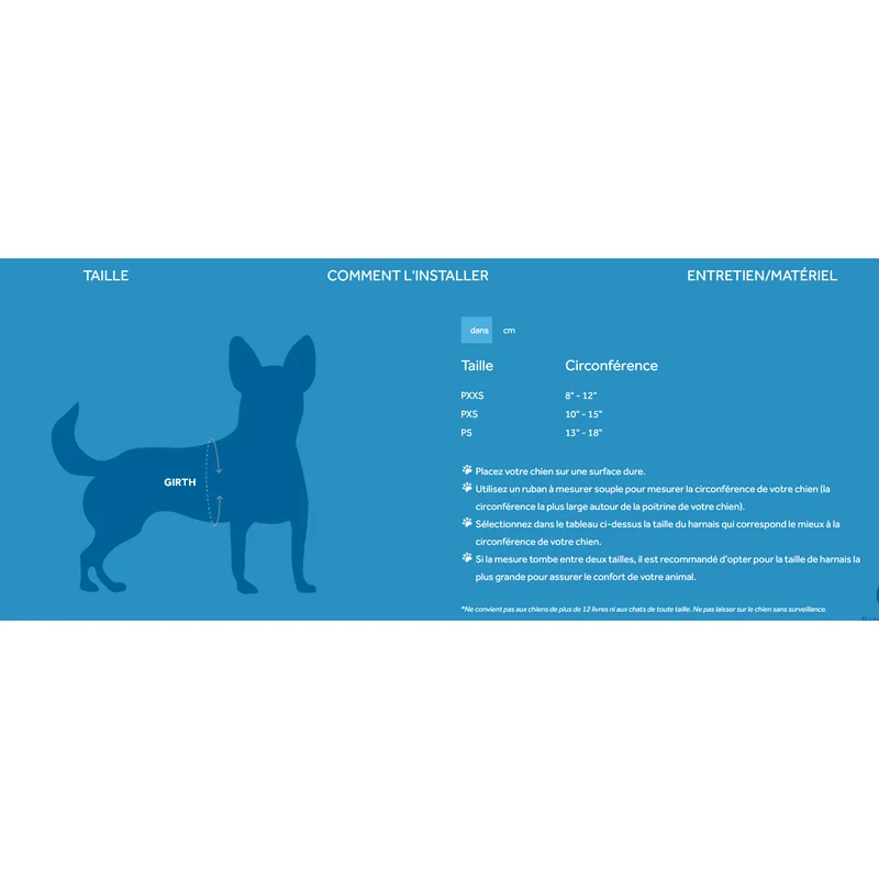 Harnais Explorer pour Petits Chiens - RC Pets