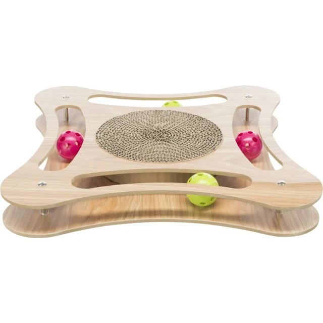 Jeu en Bois avec Balles et Griffoir - Trixie