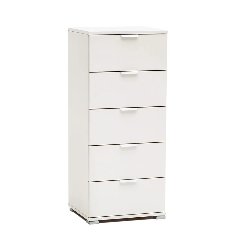 MOBILETTO 5 CASSETTI BIANCA