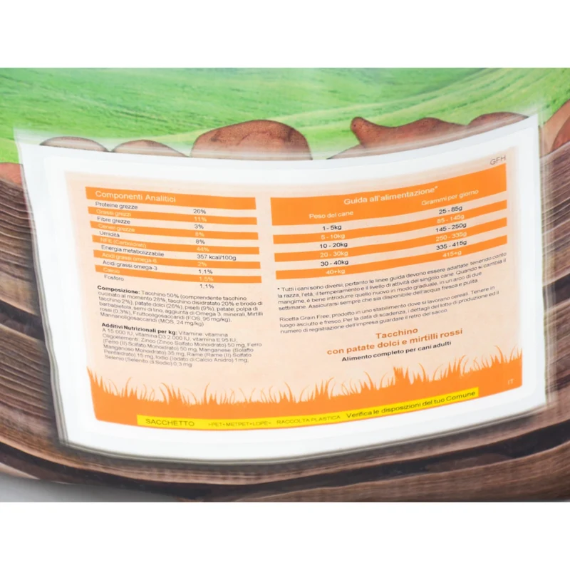 CROCCHETTE PERAGA GRAIN FREE PER CANE ADULTO 2KG TACCHINO