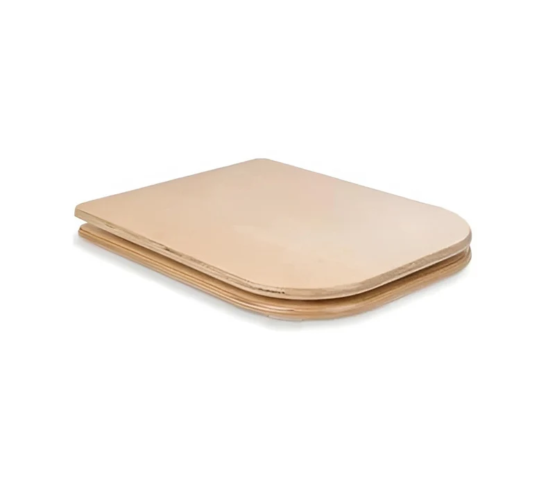 Toilet seat with lid (wood)