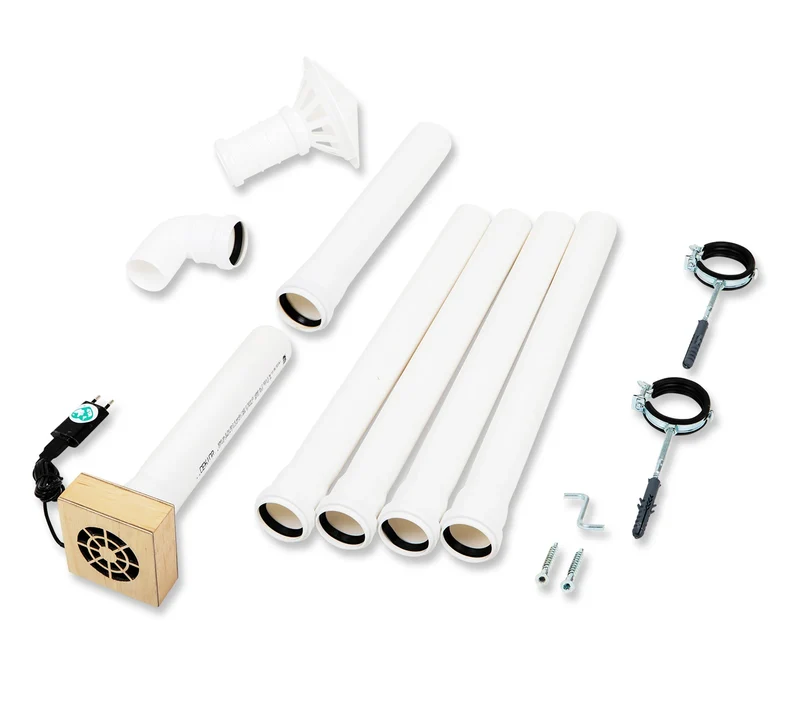 Electric exhaust system incl. exhaust pipe set