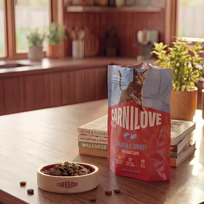 Carnilove - Croquettes Sans Céréales Saumon & Dinde pour Grand Chat