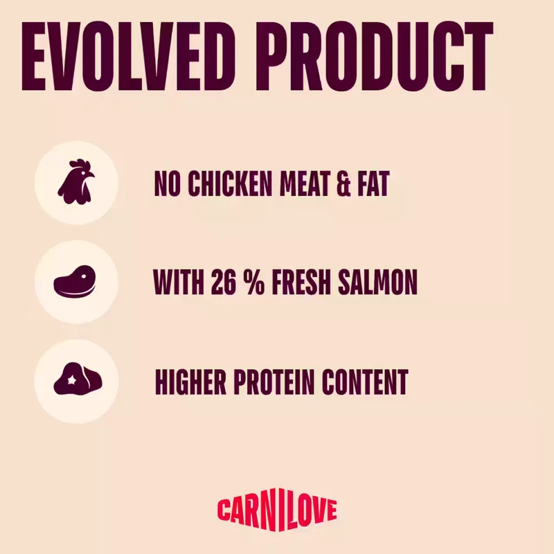 Carnilove - Croquettes Sans Céréales Saumon & Dinde pour Grand Chat