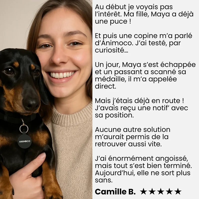 Animoco - Médaille Connectée QR Code Polyvalente