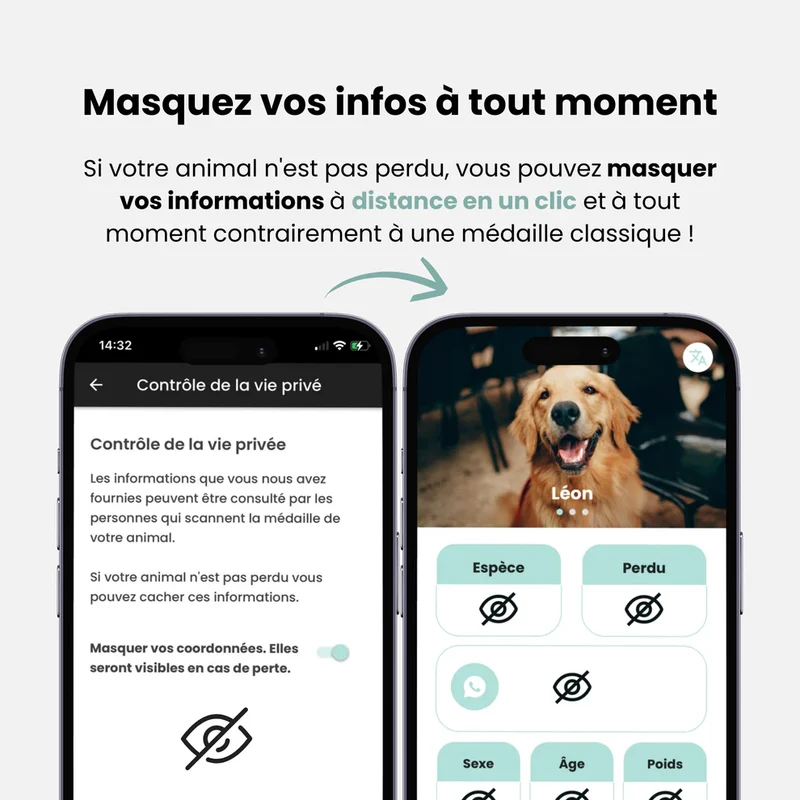 Animoco - Médaille Connectée QR Code Polyvalente
