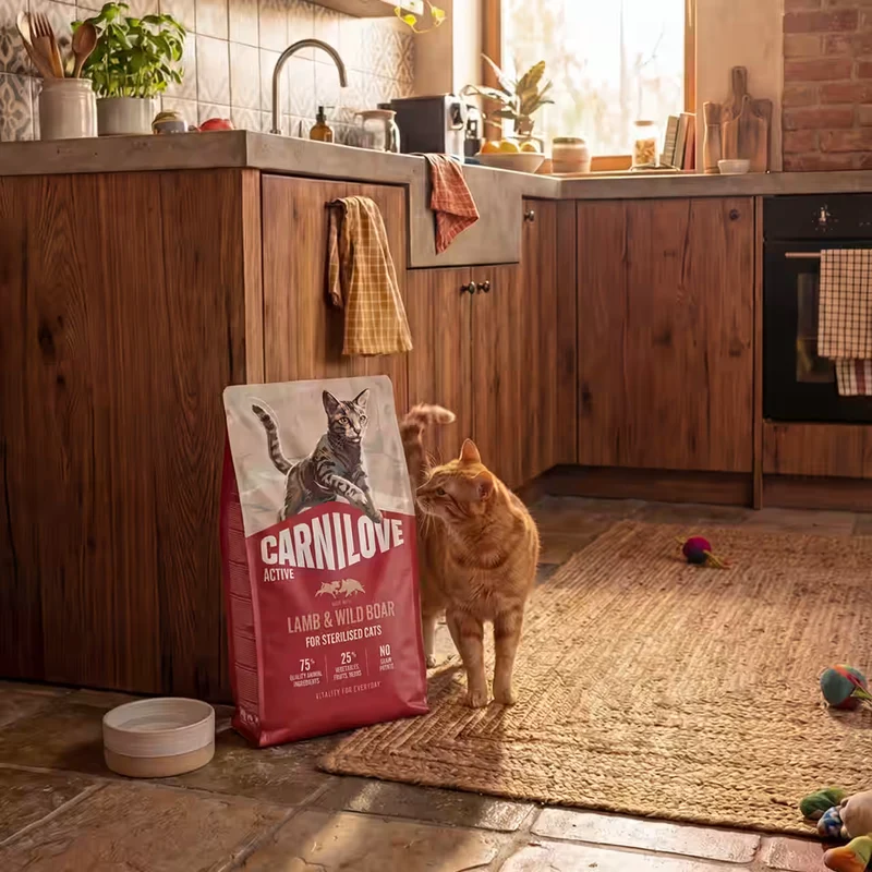 Carnilove - Croquettes Agneau & Sanglier Sauvage pour Chat Stérilisé