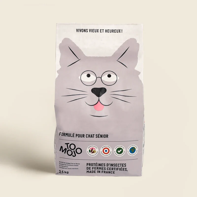 Tomojo - Croquettes aux Insectes pour Chat Senior