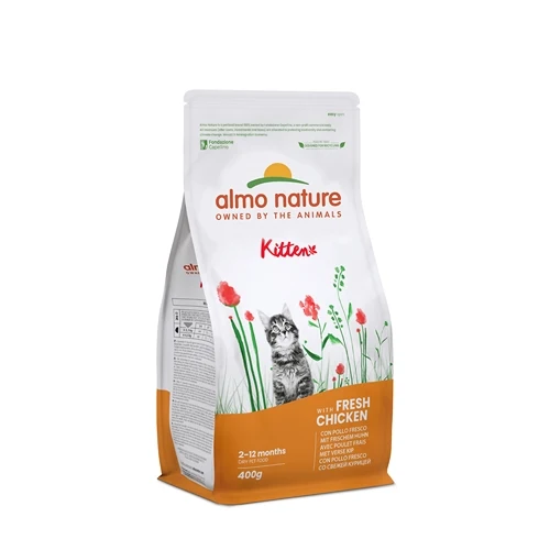 Almo Nature - Croquettes au Poulet frais pour Chaton
