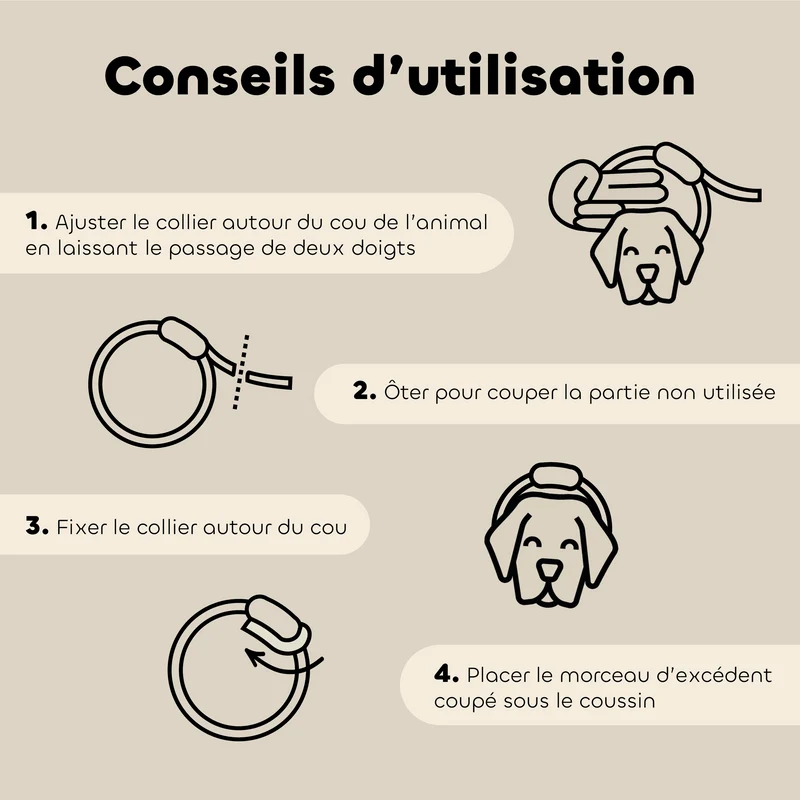 Biovetol - Collier Antiparasitaire pour Chien de Moyenne et Grande Taille