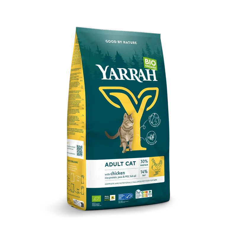 Yarrah - Croquettes Biologiques au Poulet pour Chat