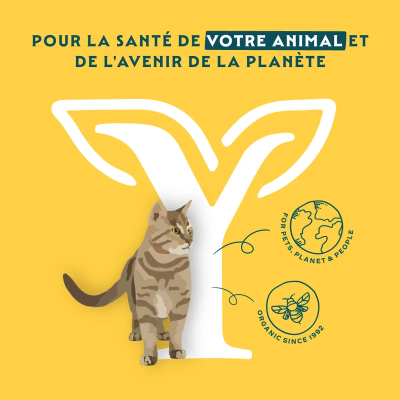 Yarrah - Croquettes Biologiques au Poulet pour Chat