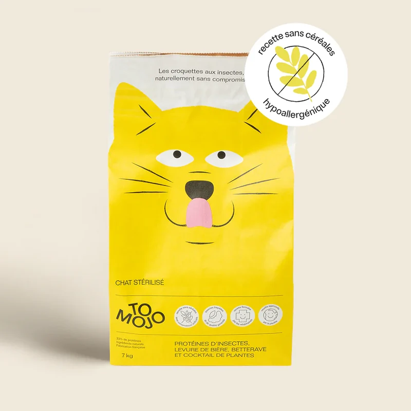 Tomojo - Croquettes aux Insectes Sans Céréales pour Chat