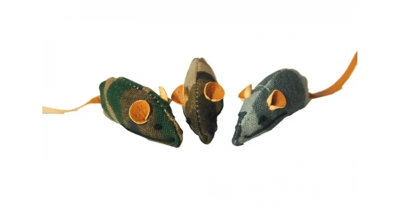 Souris Catnip couleur camouflage chat
