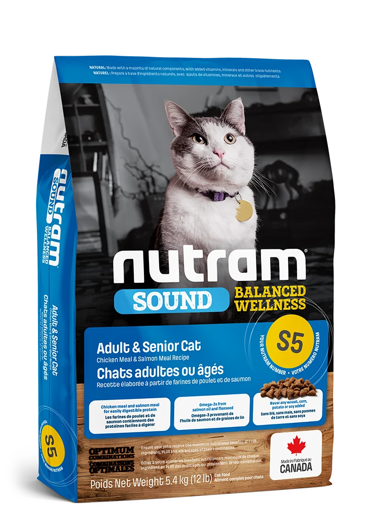 Nutram - Nourriture chats âgés S5