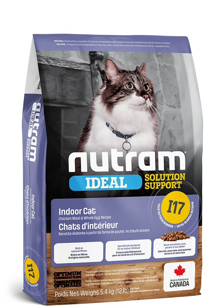 Nutram - Nourriture chats d'intérieur - I17
