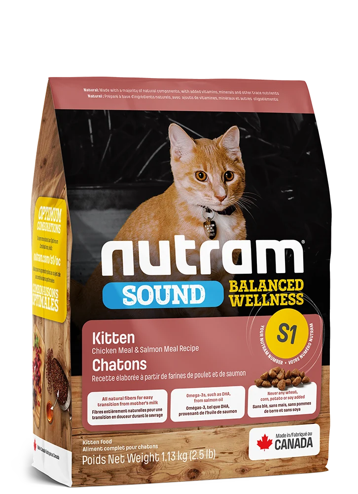 Nutram- S1 - Nourriture Chaton