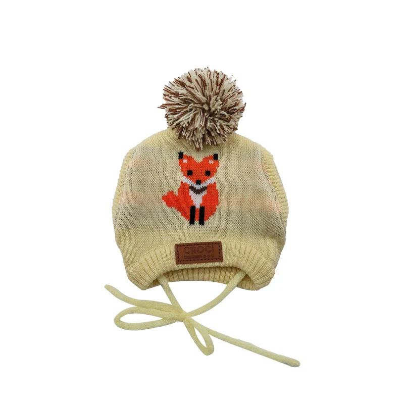 Cappello per cani con motivo volpe elegante e accogliente