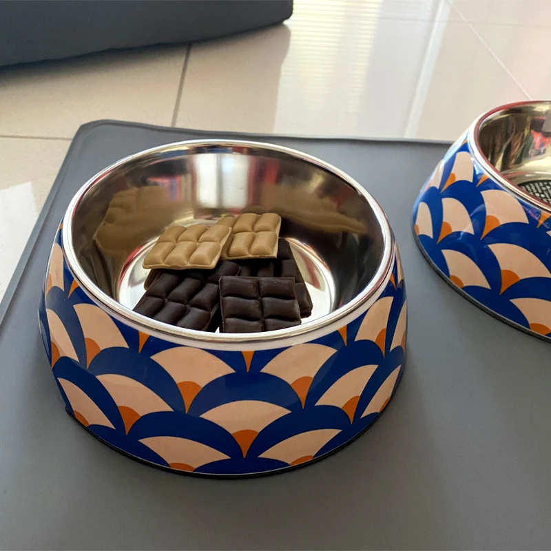 Ciotola Geisha Bobby per cane e gatto in acciaio inox