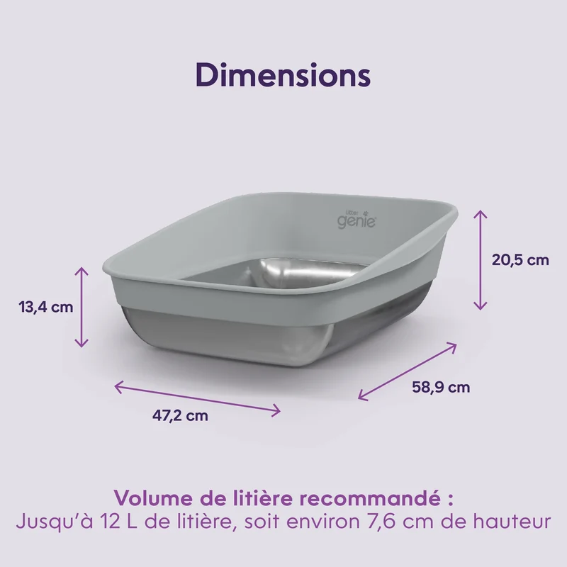 Bac à litière LitterLocker par Litter Genie® Platinum