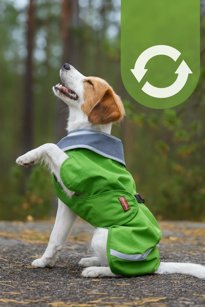 Pomppa Toppa manteau imperméable doublé pour chien Juniper