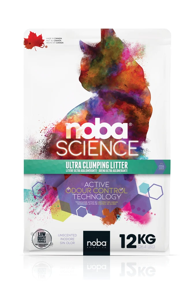 Noba Science Multicat - Sans Parfum - Litière Ultra Agglomérante pour Chats Multiples