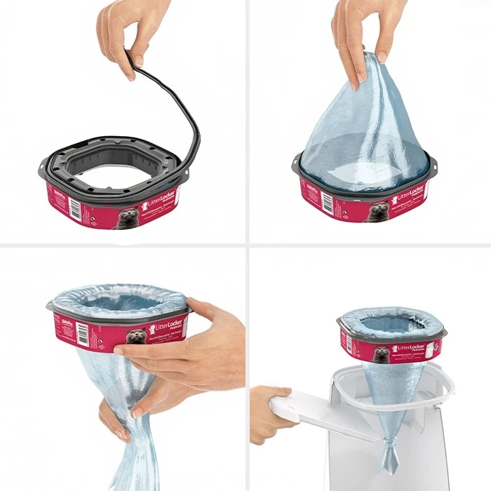Recharge de sacs ronde pour poubelle Litter Locker II & Litter Locker Design